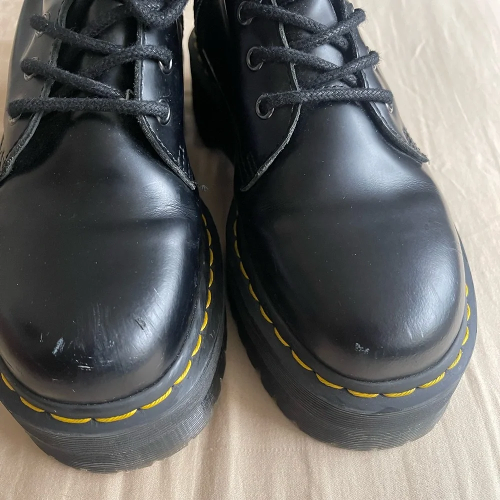 Dr martens jadon 8 hi smooth leather boots - Picture 5 of 7